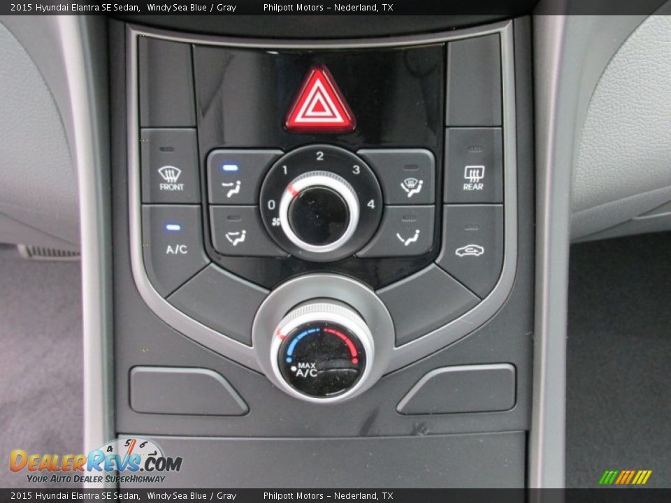 2015 Hyundai Elantra SE Sedan Windy Sea Blue / Gray Photo #27