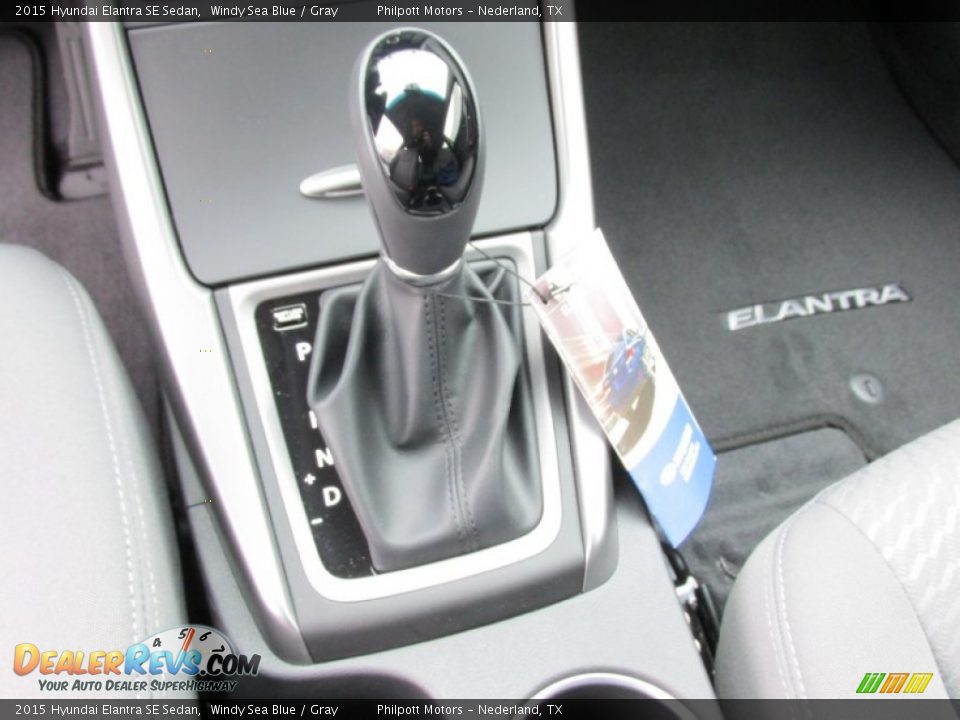 2015 Hyundai Elantra SE Sedan Windy Sea Blue / Gray Photo #28