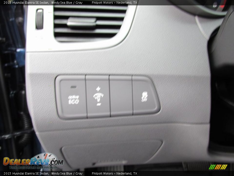 2015 Hyundai Elantra SE Sedan Windy Sea Blue / Gray Photo #31