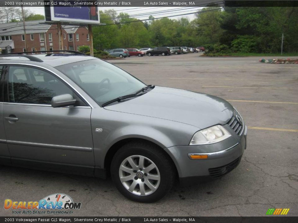 2003 Volkswagen Passat GLS Wagon Silverstone Grey Metallic / Black Photo #15