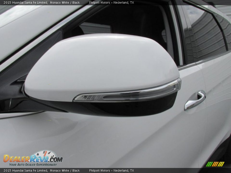 2015 Hyundai Santa Fe Limited Monaco White / Black Photo #12