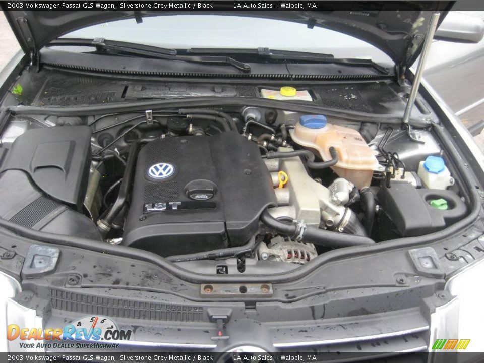2003 Volkswagen Passat GLS Wagon Silverstone Grey Metallic / Black Photo #18