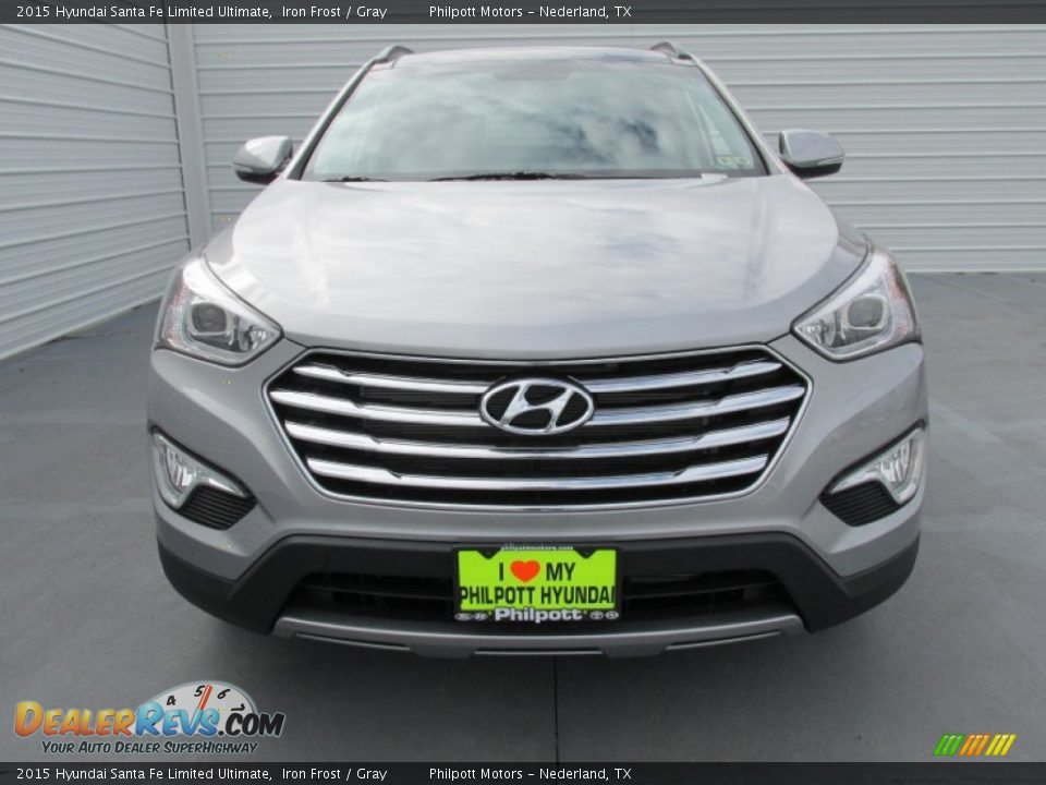 2015 Hyundai Santa Fe Limited Ultimate Iron Frost / Gray Photo #8
