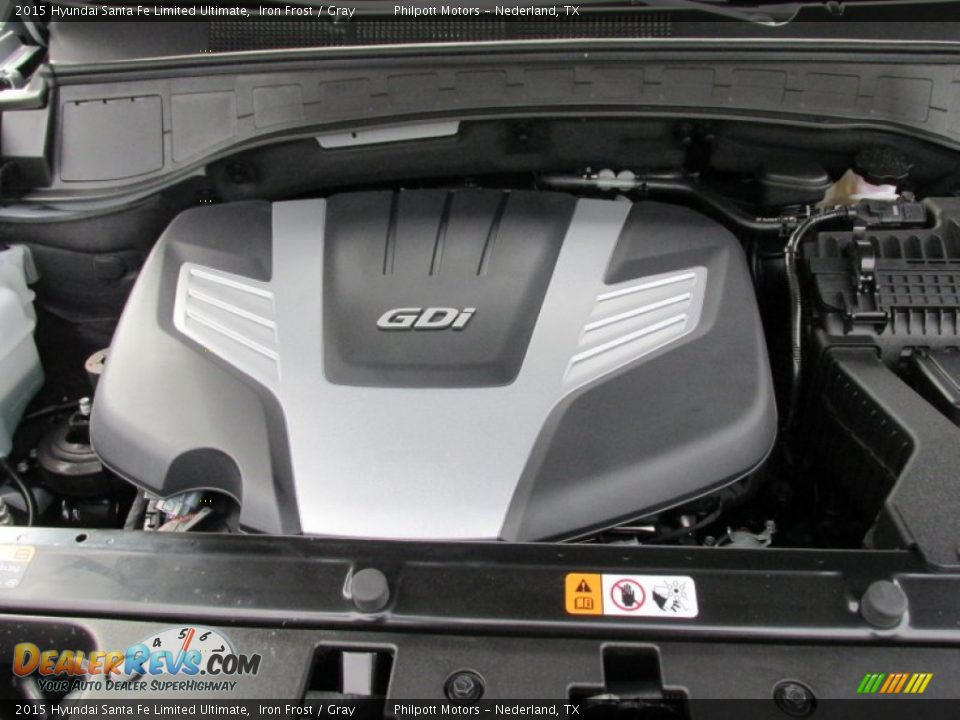 2015 Hyundai Santa Fe Limited Ultimate Iron Frost / Gray Photo #16