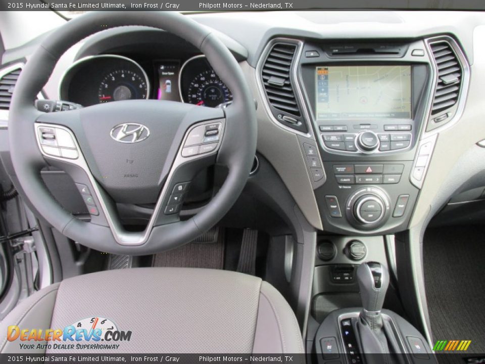 2015 Hyundai Santa Fe Limited Ultimate Iron Frost / Gray Photo #29