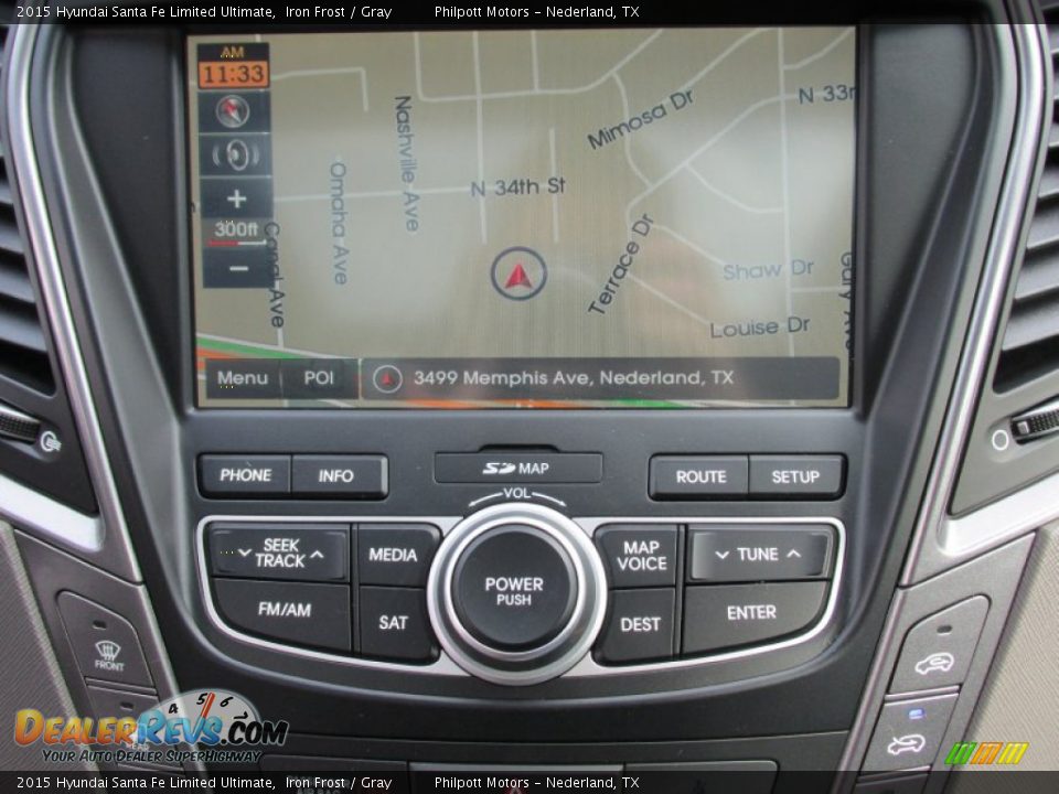 2015 Hyundai Santa Fe Limited Ultimate Iron Frost / Gray Photo #31