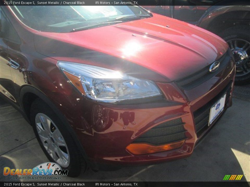 2015 Ford Escape S Sunset Metallic / Charcoal Black Photo #2