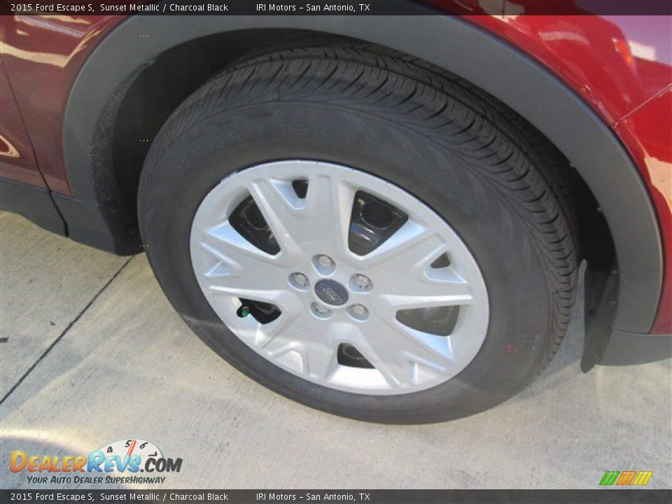 2015 Ford Escape S Sunset Metallic / Charcoal Black Photo #3