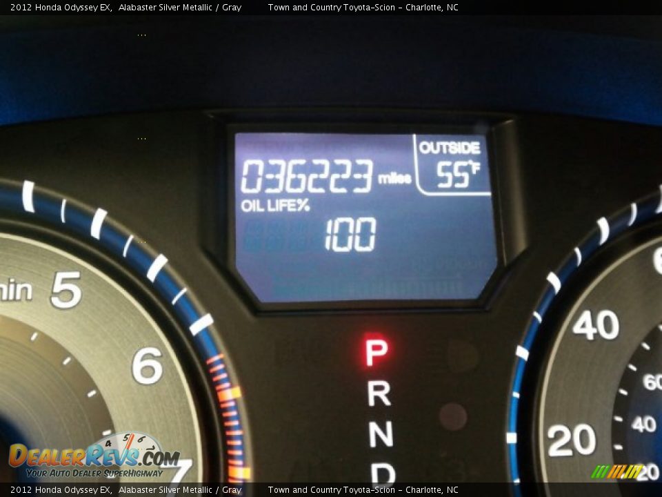 2012 Honda Odyssey EX Alabaster Silver Metallic / Gray Photo #34