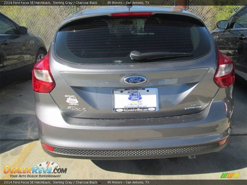 2014 Ford Focus SE Hatchback Sterling Gray / Charcoal Black Photo #7