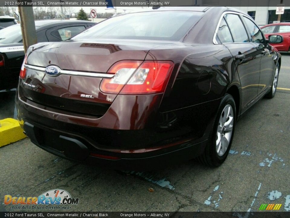 2012 Ford Taurus SEL Cinnamon Metallic / Charcoal Black Photo #6