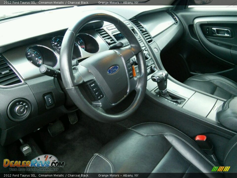 2012 Ford Taurus SEL Cinnamon Metallic / Charcoal Black Photo #13