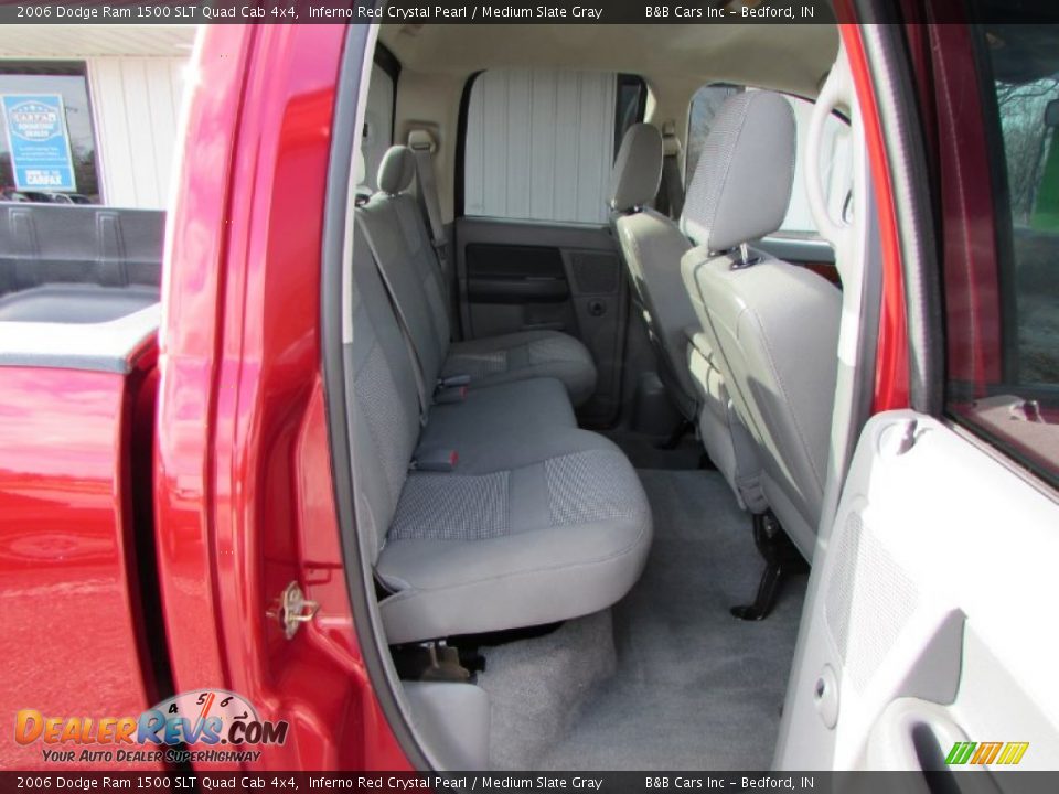 2006 Dodge Ram 1500 SLT Quad Cab 4x4 Inferno Red Crystal Pearl / Medium Slate Gray Photo #16