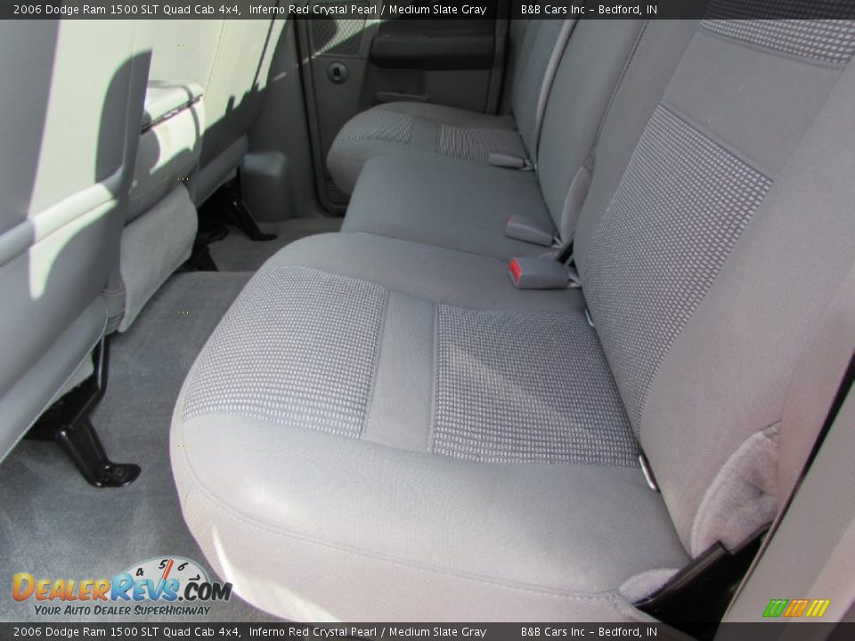 2006 Dodge Ram 1500 SLT Quad Cab 4x4 Inferno Red Crystal Pearl / Medium Slate Gray Photo #25