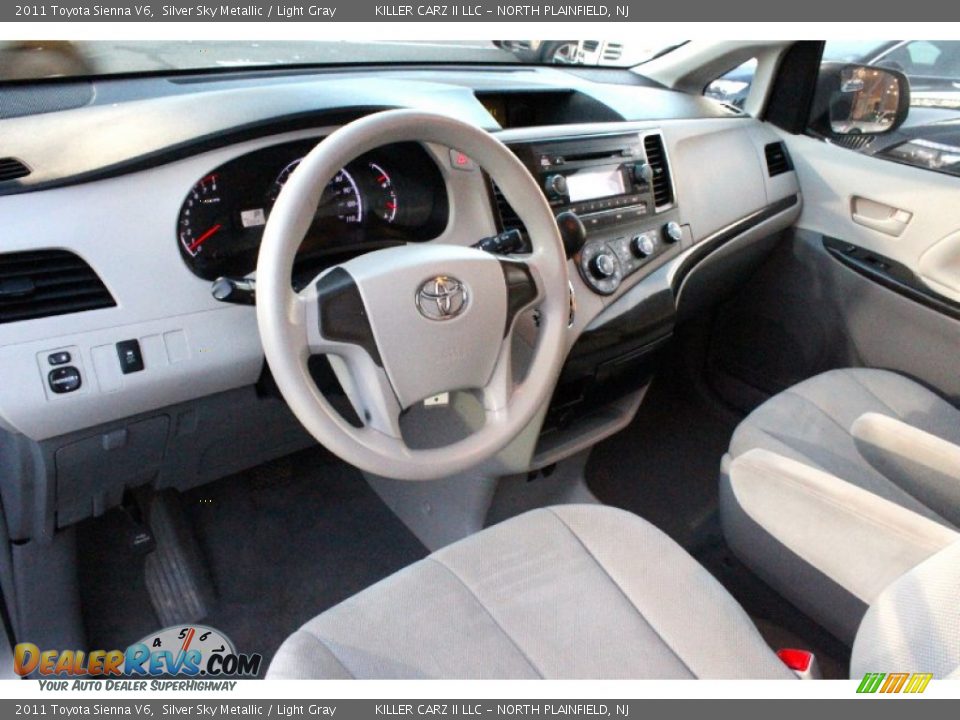 Light Gray Interior - 2011 Toyota Sienna V6 Photo #13