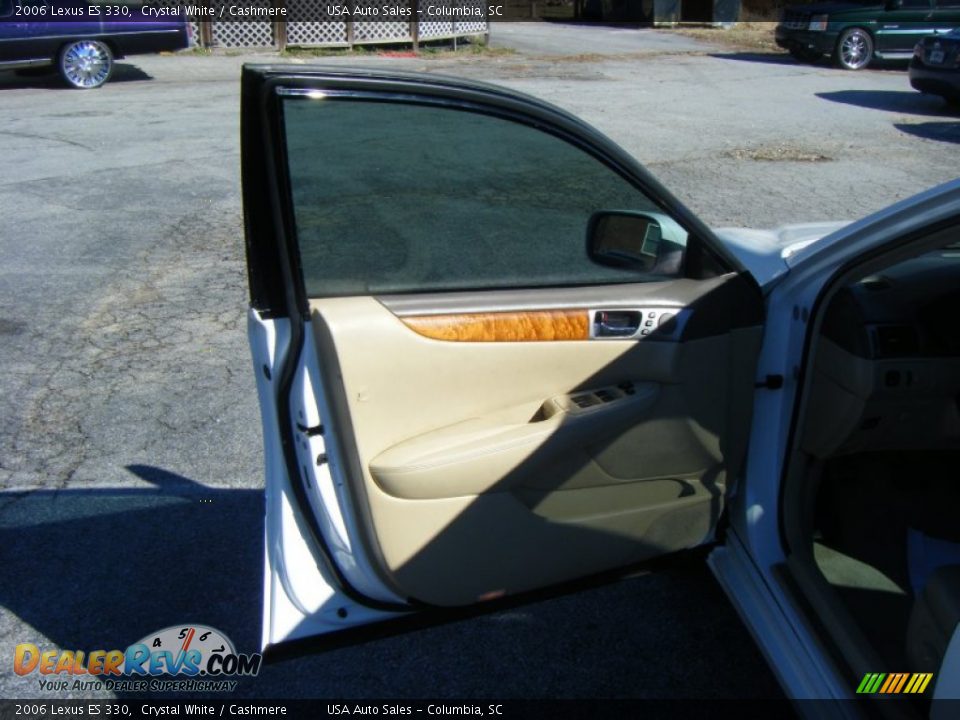 2006 Lexus ES 330 Crystal White / Cashmere Photo #9