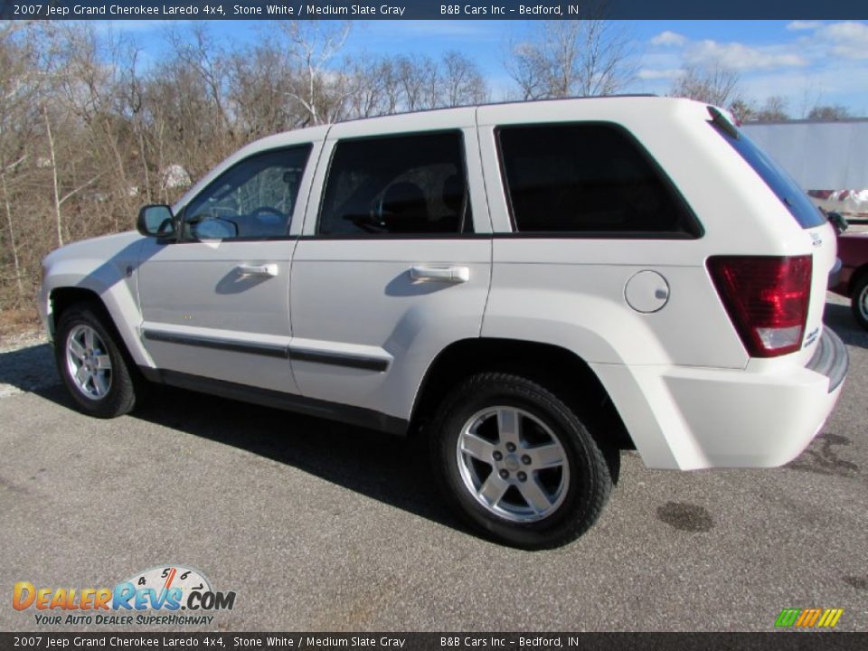 Stone White 2007 Jeep Grand Cherokee Laredo 4x4 Photo #5