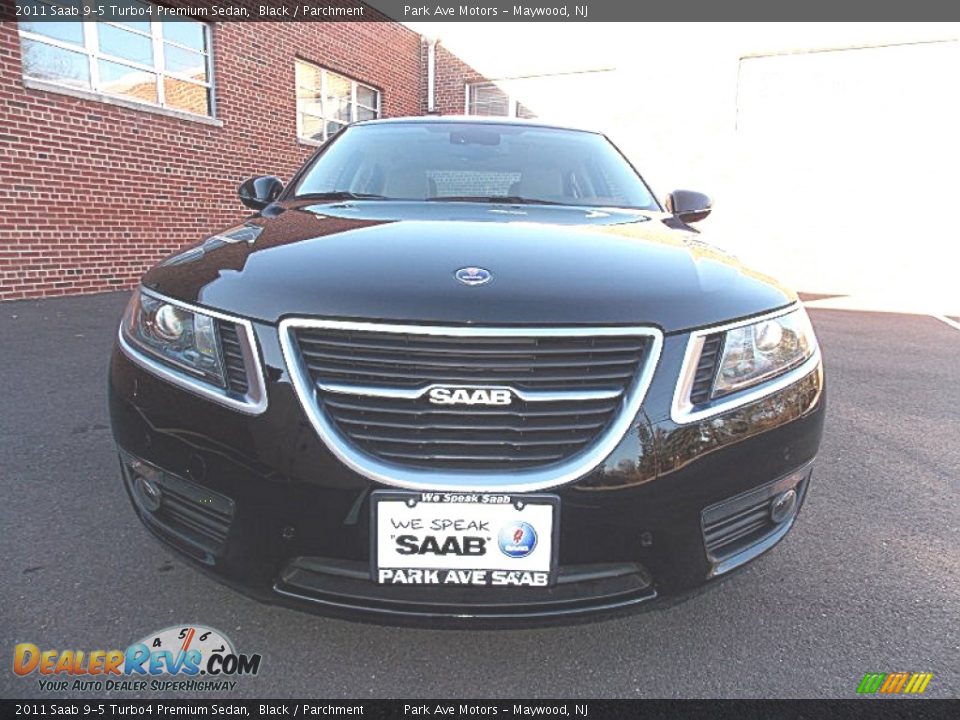 2011 Saab 9-5 Turbo4 Premium Sedan Black / Parchment Photo #8