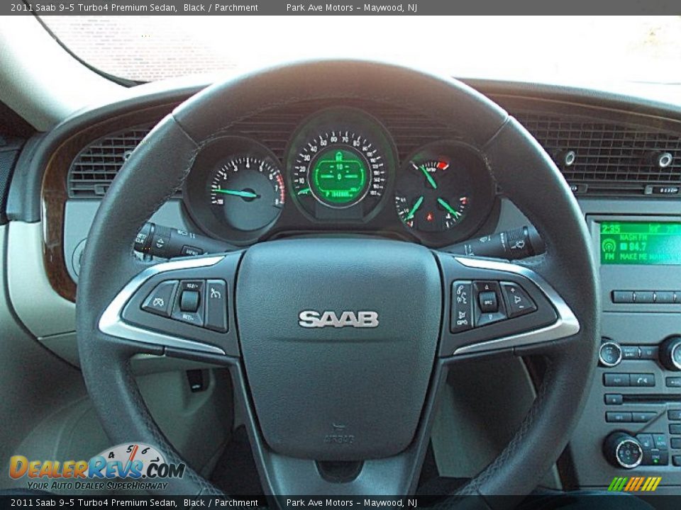 2011 Saab 9-5 Turbo4 Premium Sedan Steering Wheel Photo #26