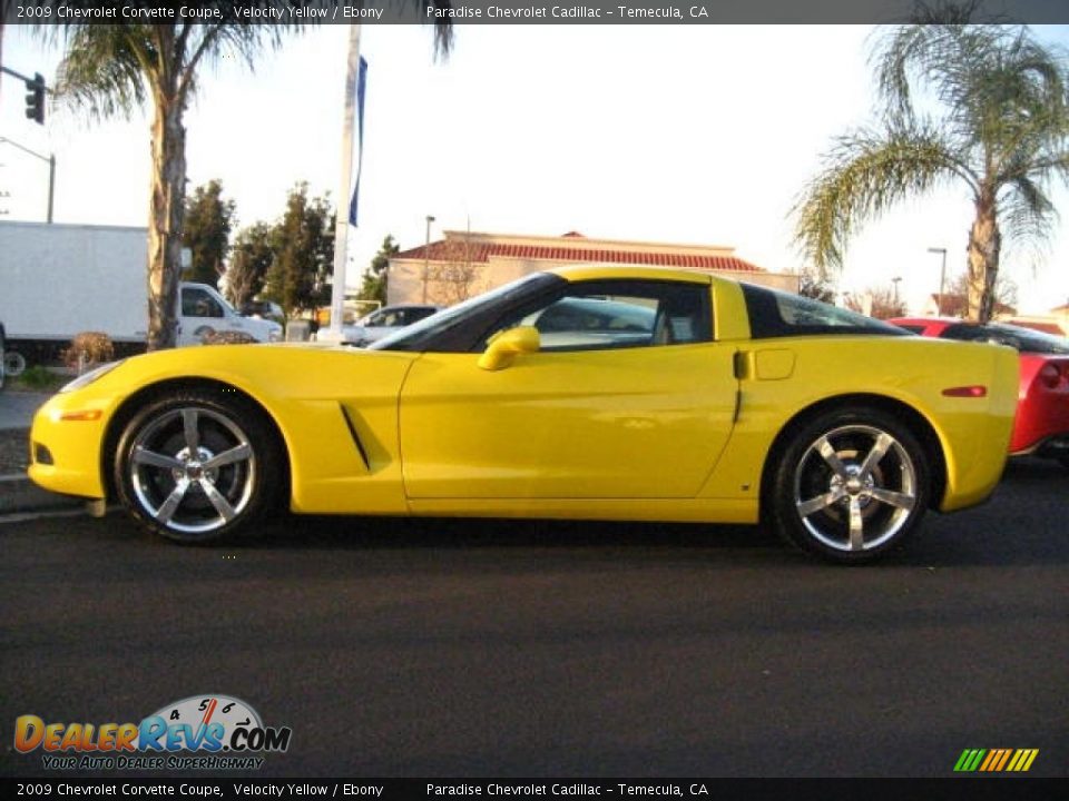 2009 Chevrolet Corvette Coupe Velocity Yellow / Ebony Photo #1