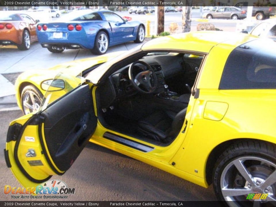 2009 Chevrolet Corvette Coupe Velocity Yellow / Ebony Photo #5