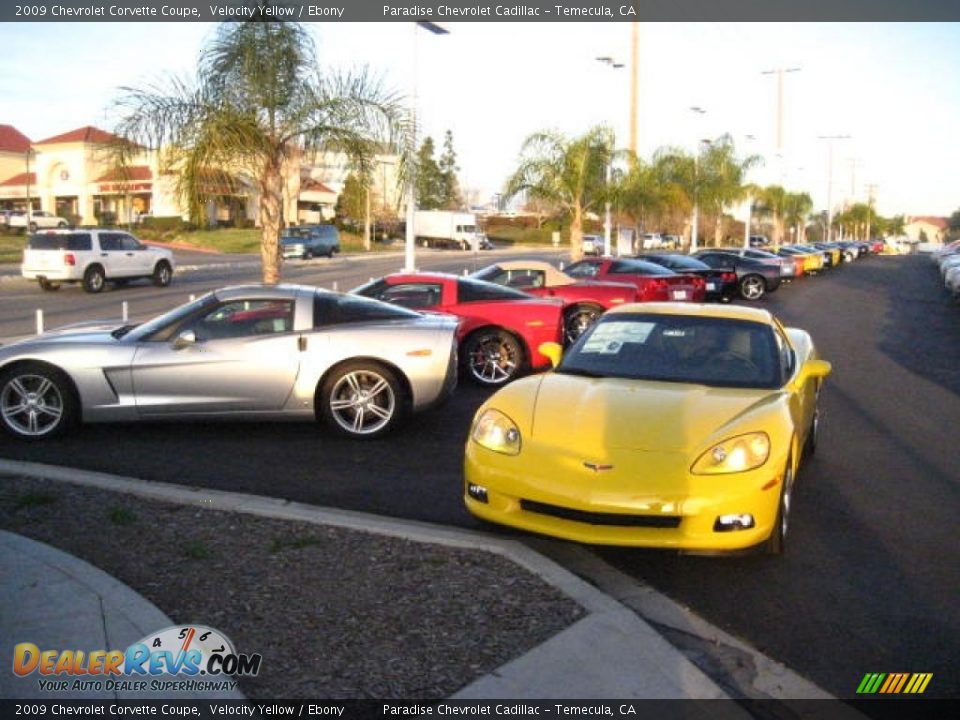 2009 Chevrolet Corvette Coupe Velocity Yellow / Ebony Photo #6