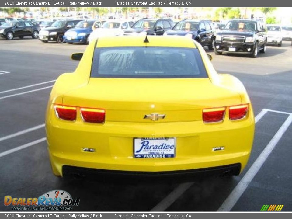 2010 Chevrolet Camaro LT Coupe Rally Yellow / Black Photo #4