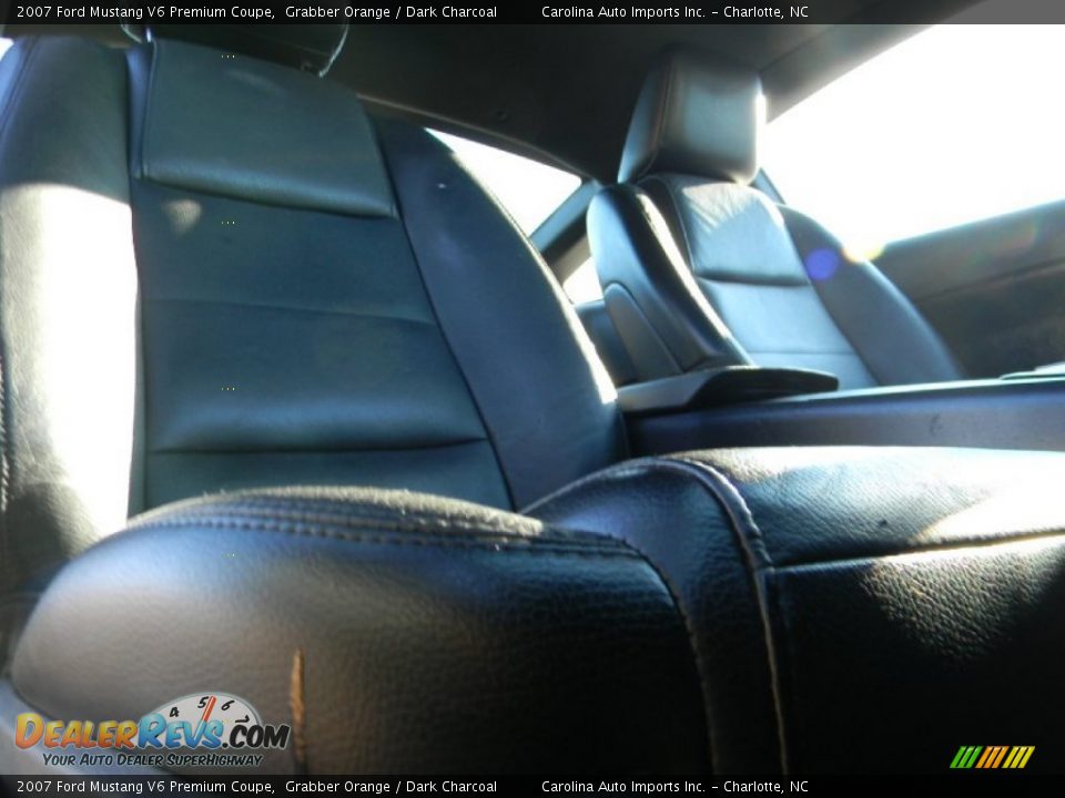 2007 Ford Mustang V6 Premium Coupe Grabber Orange / Dark Charcoal Photo #23