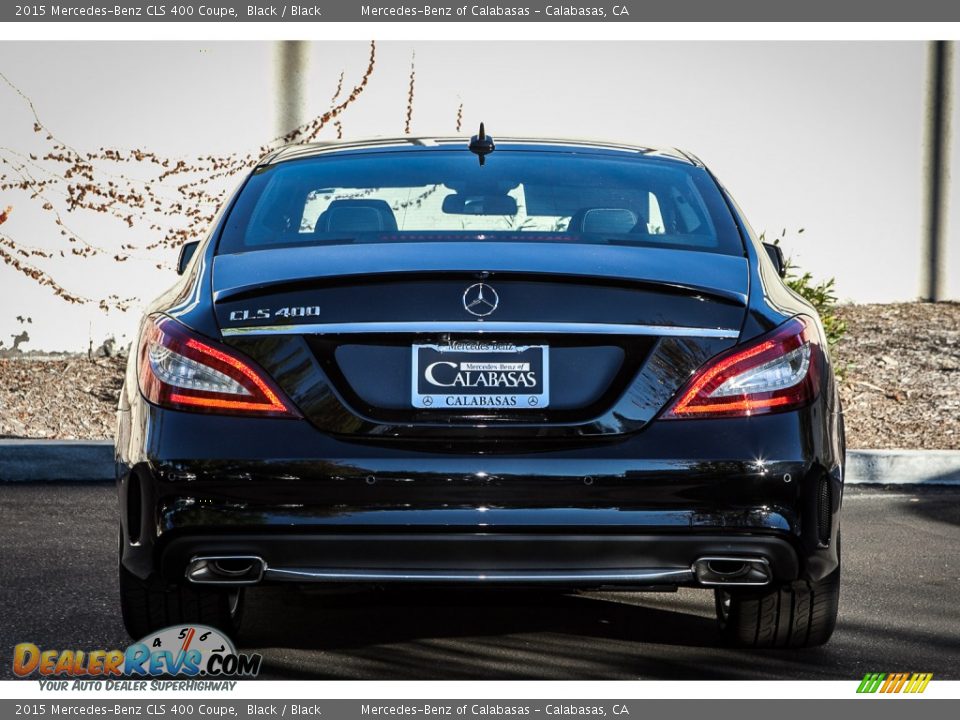 2015 Mercedes-Benz CLS 400 Coupe Black / Black Photo #3