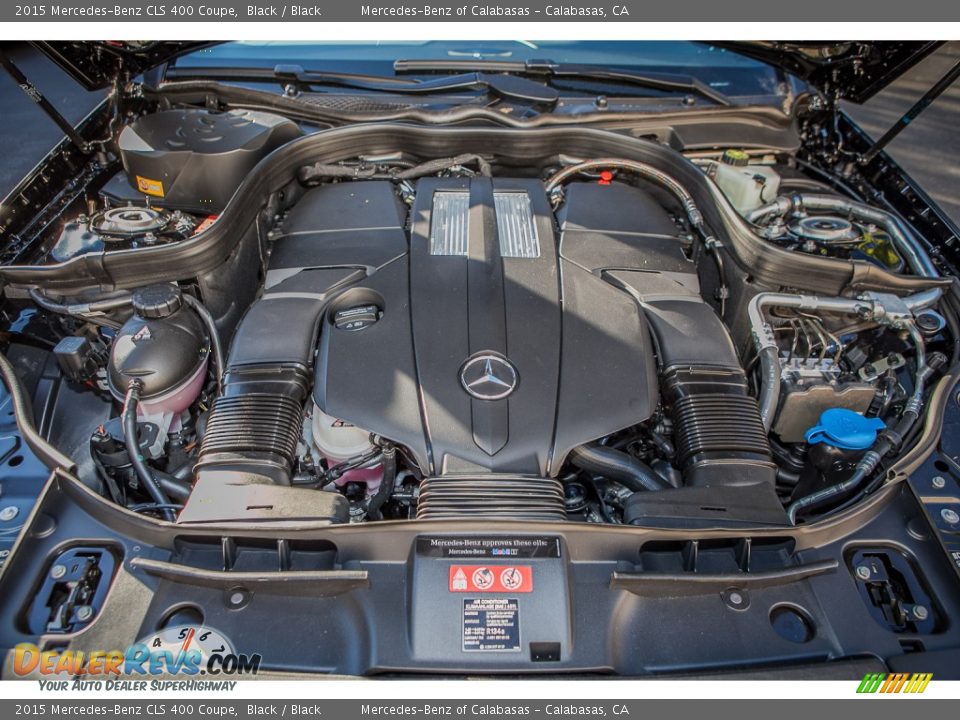 2015 Mercedes-Benz CLS 400 Coupe 3.0 Liter DI Twin-Turbocharged DOHC 24-Valve VVT V6 Engine Photo #9