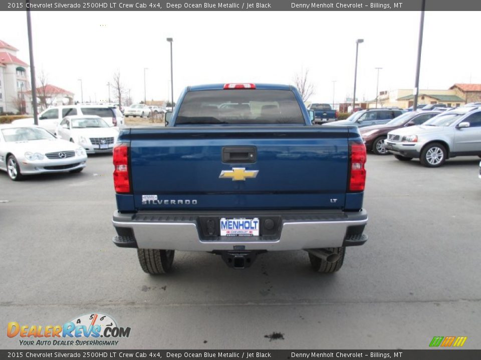 2015 Chevrolet Silverado 2500HD LT Crew Cab 4x4 Deep Ocean Blue Metallic / Jet Black Photo #5