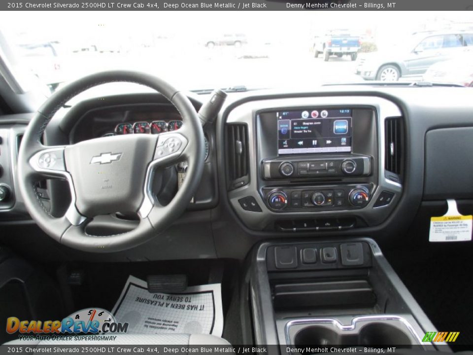 2015 Chevrolet Silverado 2500HD LT Crew Cab 4x4 Deep Ocean Blue Metallic / Jet Black Photo #10