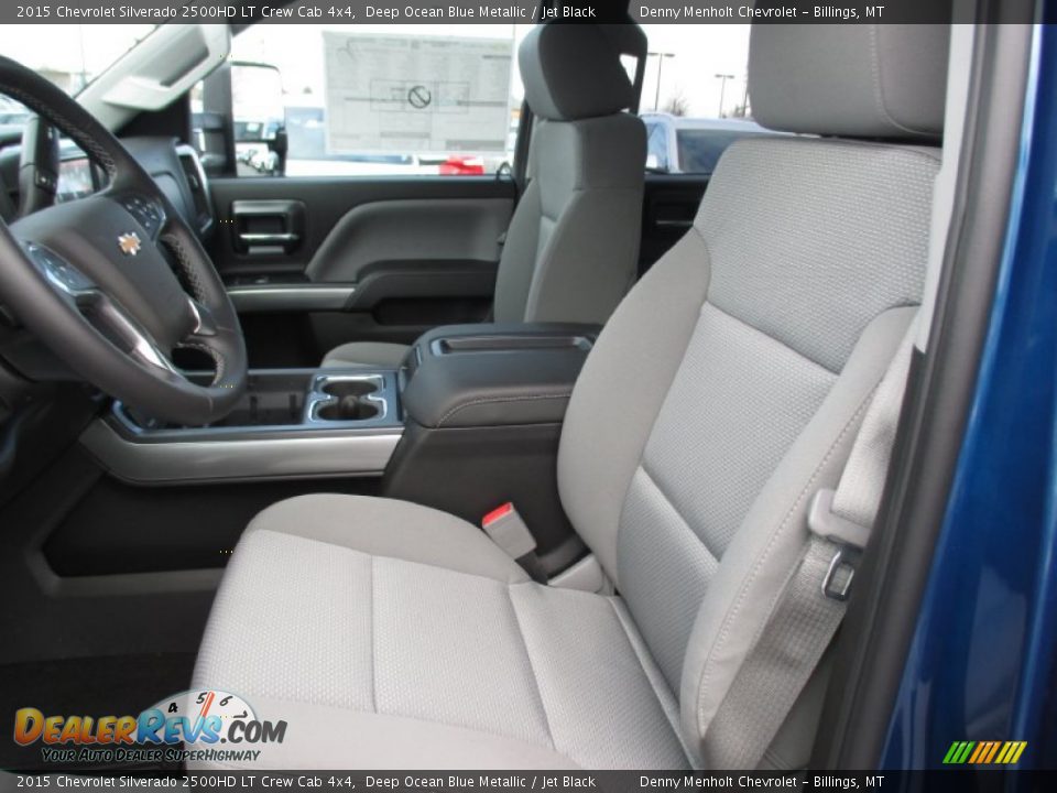 2015 Chevrolet Silverado 2500HD LT Crew Cab 4x4 Deep Ocean Blue Metallic / Jet Black Photo #11