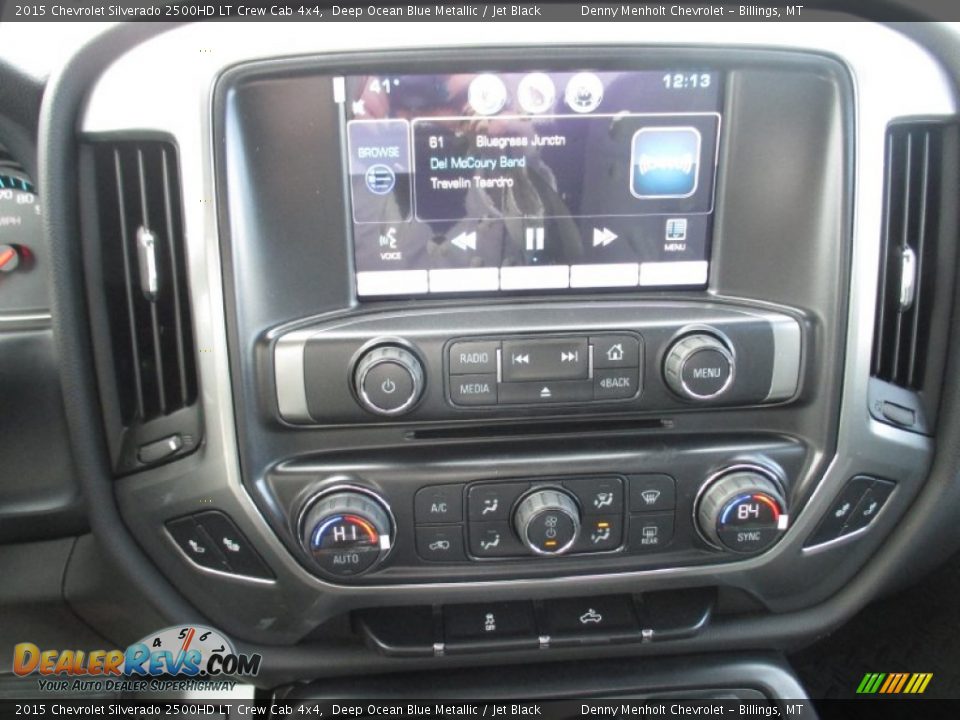2015 Chevrolet Silverado 2500HD LT Crew Cab 4x4 Deep Ocean Blue Metallic / Jet Black Photo #13
