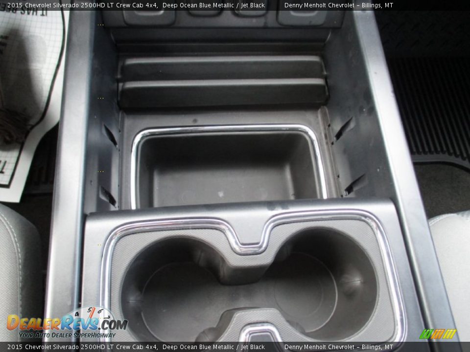 2015 Chevrolet Silverado 2500HD LT Crew Cab 4x4 Deep Ocean Blue Metallic / Jet Black Photo #14