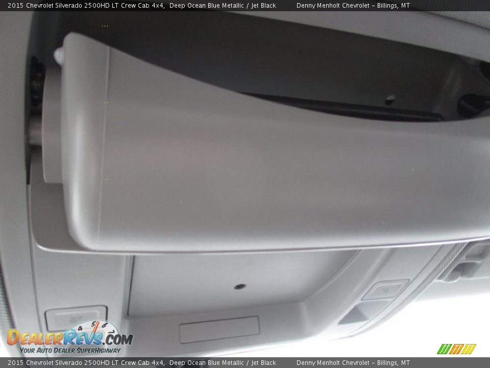 2015 Chevrolet Silverado 2500HD LT Crew Cab 4x4 Deep Ocean Blue Metallic / Jet Black Photo #16