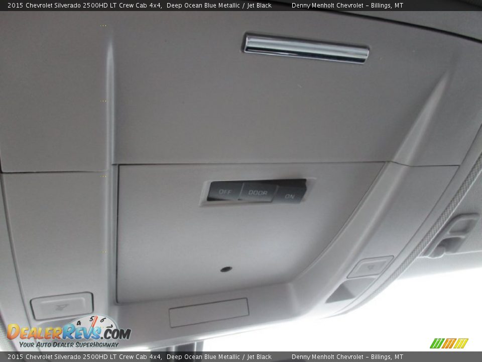 2015 Chevrolet Silverado 2500HD LT Crew Cab 4x4 Deep Ocean Blue Metallic / Jet Black Photo #17