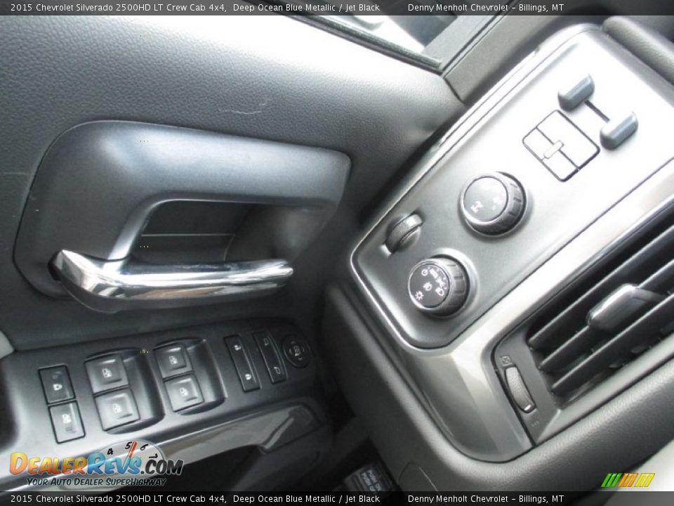 2015 Chevrolet Silverado 2500HD LT Crew Cab 4x4 Deep Ocean Blue Metallic / Jet Black Photo #19