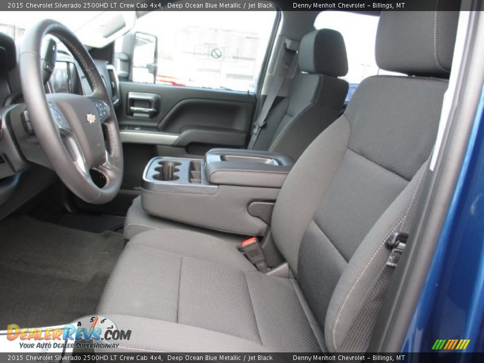 2015 Chevrolet Silverado 2500HD LT Crew Cab 4x4 Deep Ocean Blue Metallic / Jet Black Photo #11