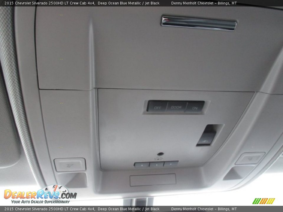 2015 Chevrolet Silverado 2500HD LT Crew Cab 4x4 Deep Ocean Blue Metallic / Jet Black Photo #16