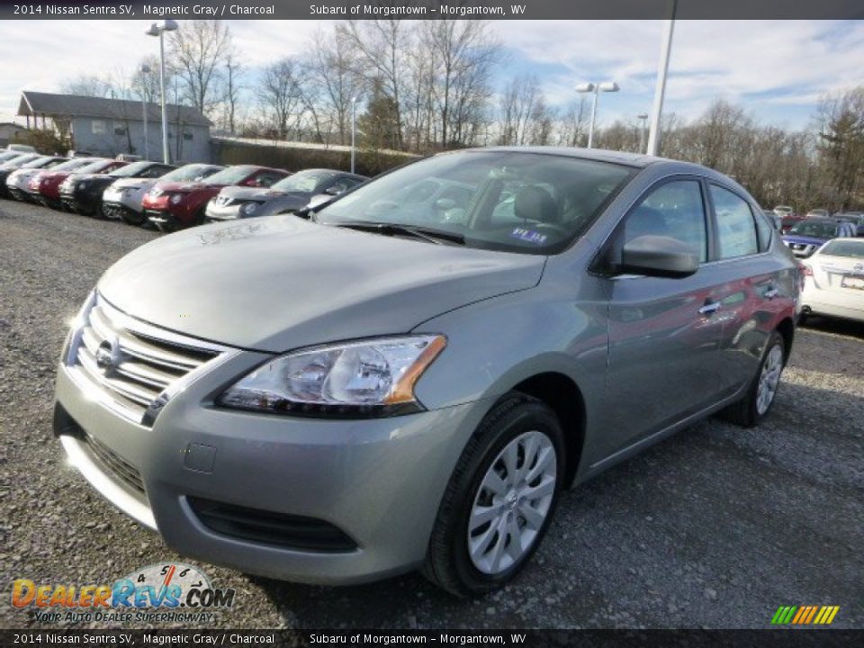 2014 Nissan Sentra SV Magnetic Gray / Charcoal Photo #7
