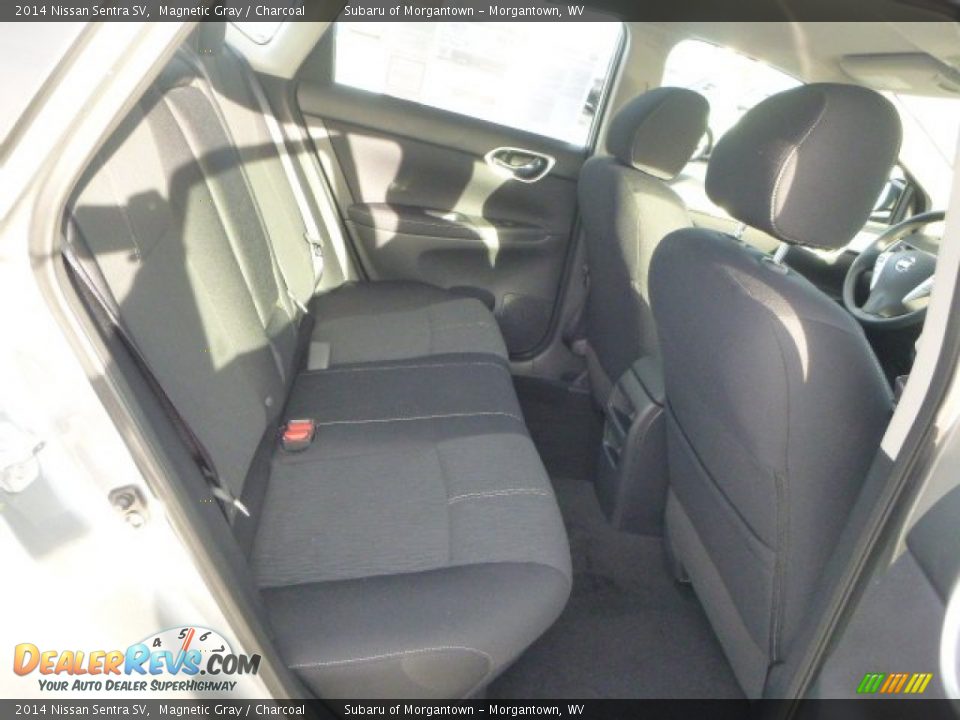 2014 Nissan Sentra SV Magnetic Gray / Charcoal Photo #12
