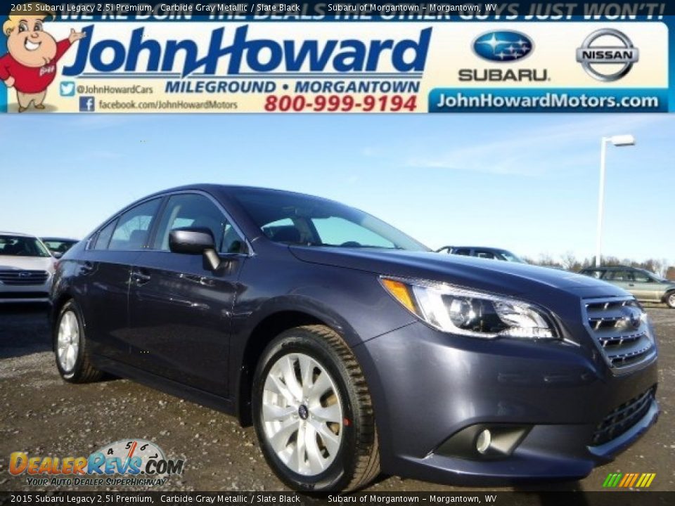 2015 Subaru Legacy 2.5i Premium Carbide Gray Metallic / Slate Black Photo #1