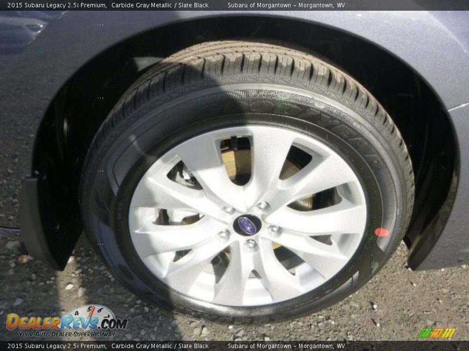 2015 Subaru Legacy 2.5i Premium Carbide Gray Metallic / Slate Black Photo #7