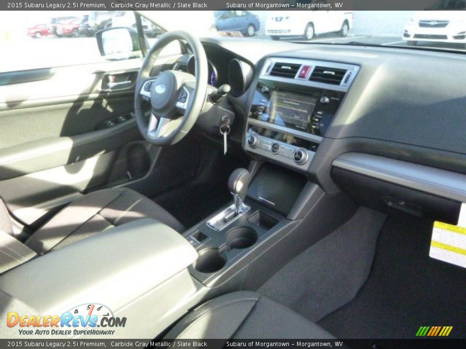 2015 Subaru Legacy 2.5i Premium Carbide Gray Metallic / Slate Black Photo #9
