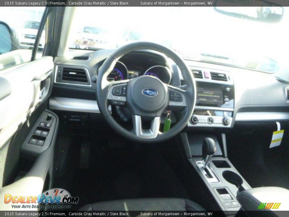 2015 Subaru Legacy 2.5i Premium Carbide Gray Metallic / Slate Black Photo #13