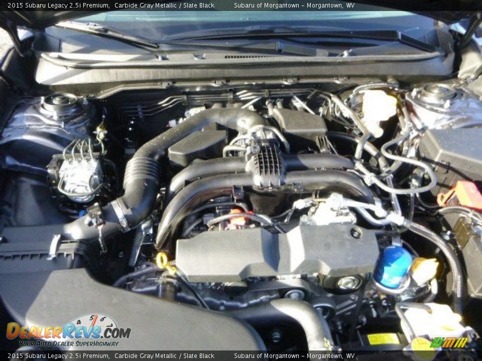 2015 Subaru Legacy 2.5i Premium Carbide Gray Metallic / Slate Black Photo #17