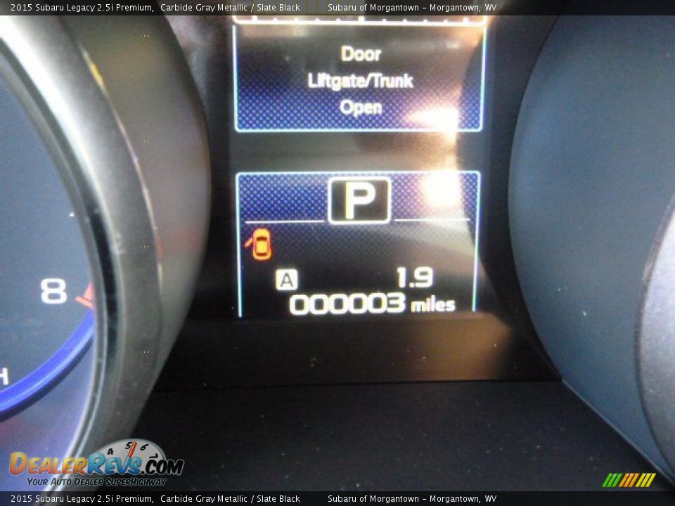 2015 Subaru Legacy 2.5i Premium Carbide Gray Metallic / Slate Black Photo #20