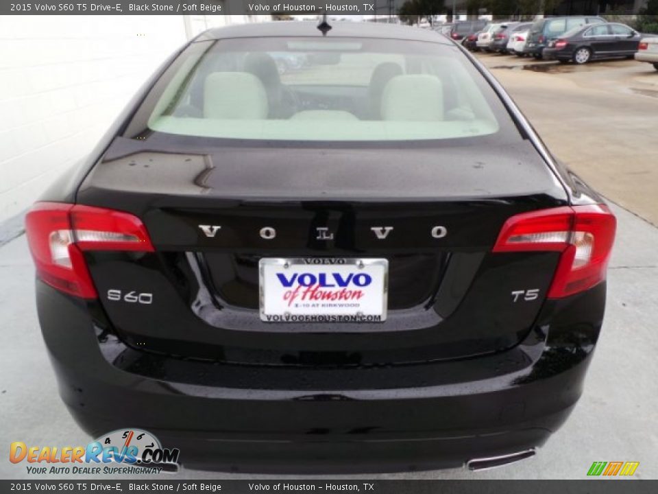 2015 Volvo S60 T5 Drive-E Black Stone / Soft Beige Photo #5