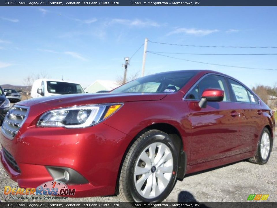 2015 Subaru Legacy 2.5i Premium Venetian Red Pearl / Slate Black Photo #3